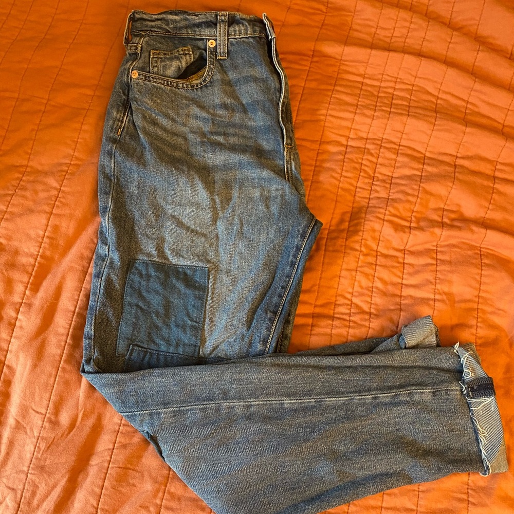 UNIVERSAL THREAD PATCHWORK JEANS
